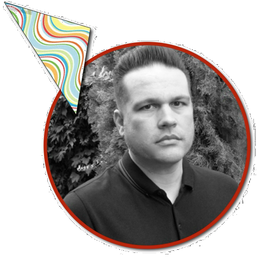 Chad Stroup The author, Chad Stroup, in a black shirt