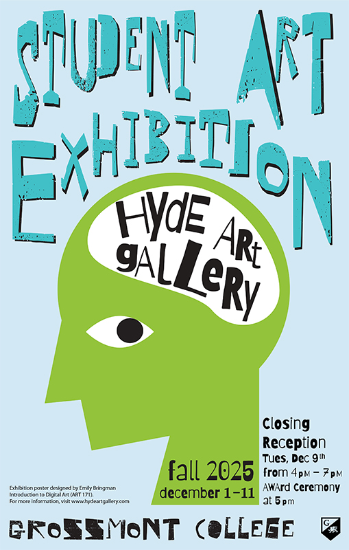 Fall 2025 Student Art Exhibition Poster
