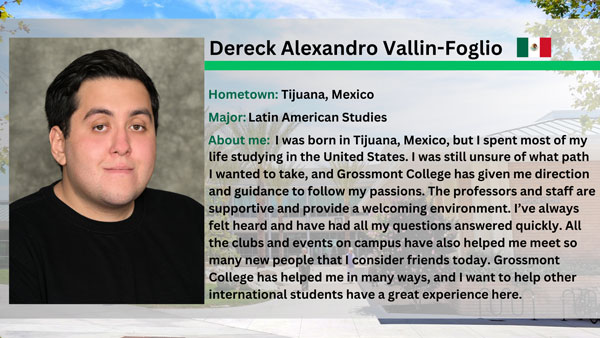 Dereck Alexandro Vallin Foglio profile and bio